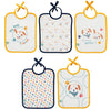 Комплект 5 Броя Лигавника 20x25 См - Toutou Babycalin - Лигавници - Babycalin - BebeMama