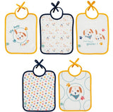 Комплект 5 Броя Лигавника 20x25 См - Toutou Babycalin - Лигавници - Babycalin - BebeMama