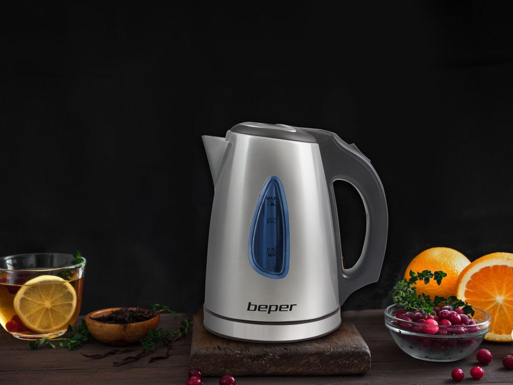 Стоманена Електрическа Кана Beper Bb.002 Инокс --- BebeMama