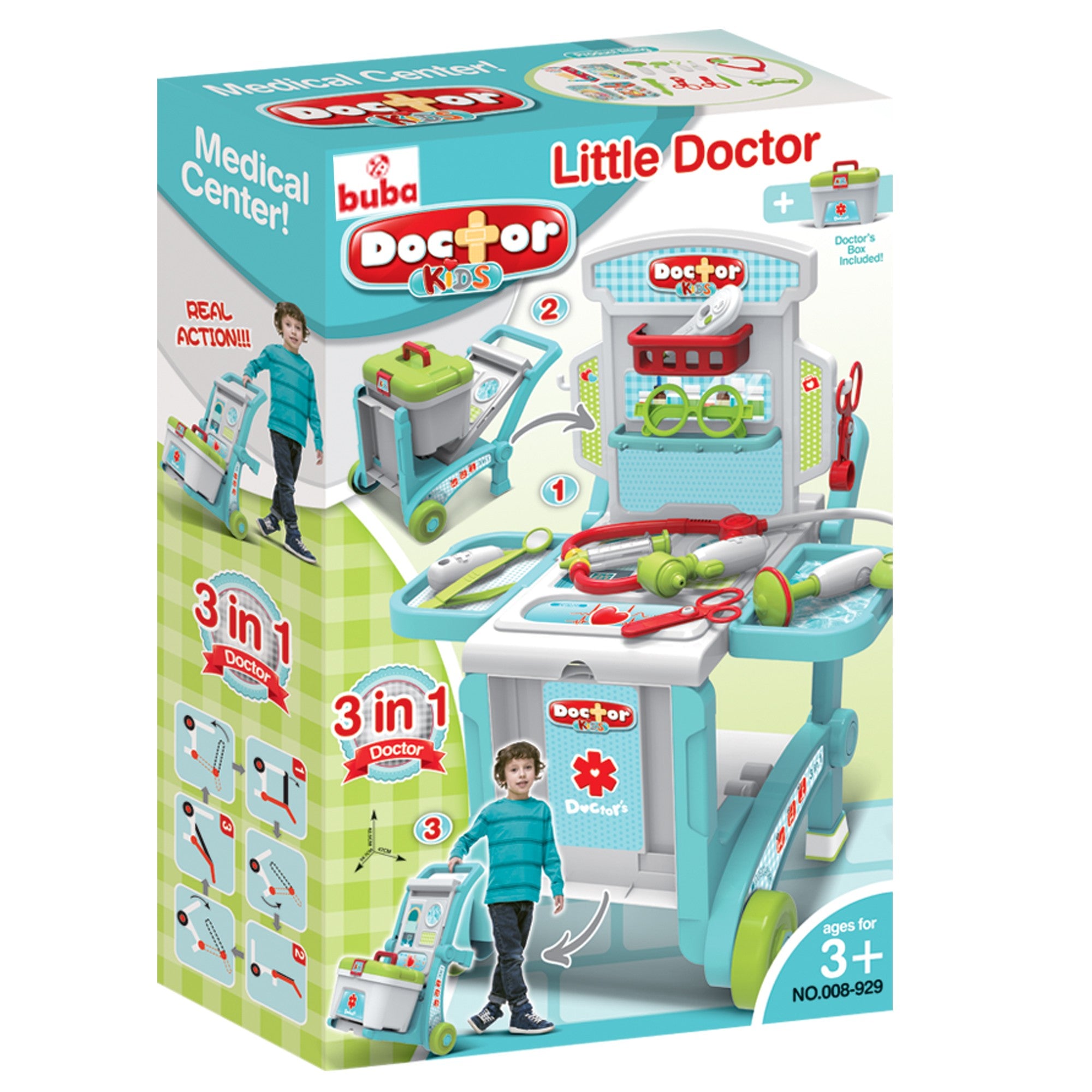 Детски лекарски комплект Buba 008-929 Куфар --- BebeMama