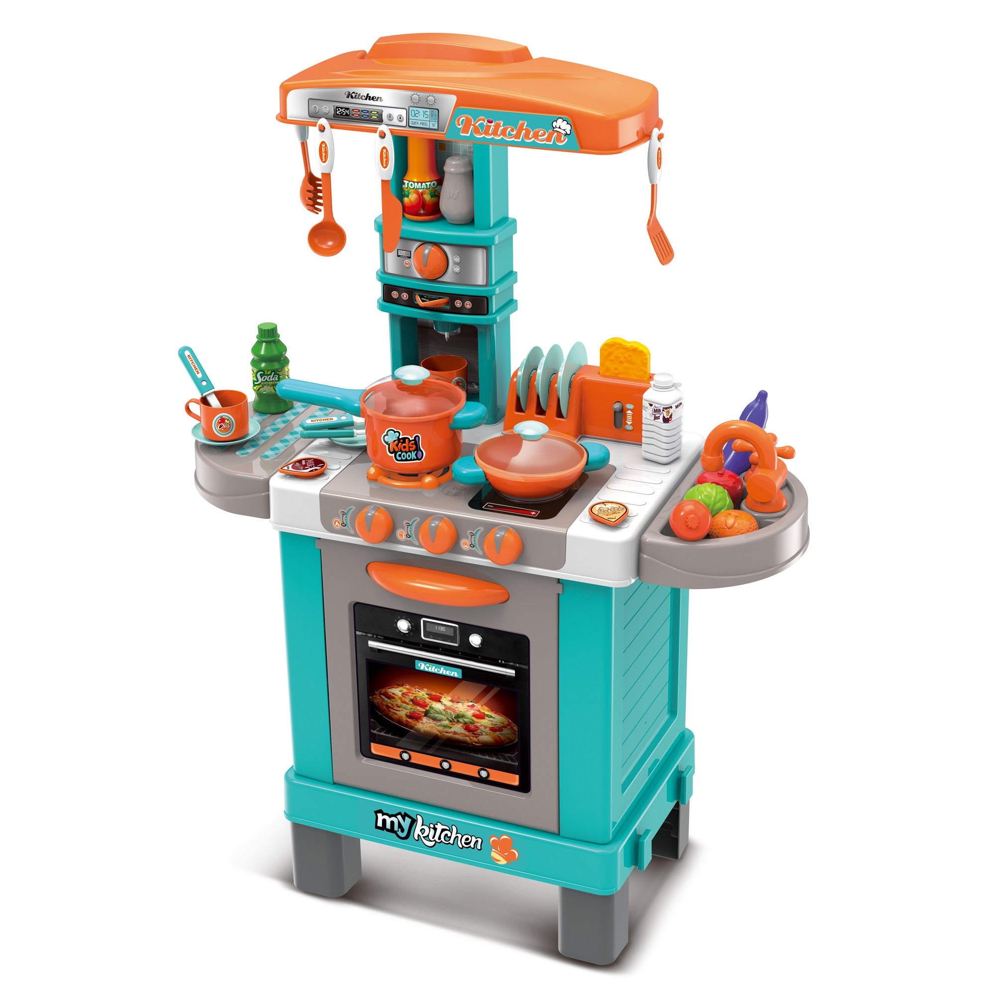 Детски кухненски комплект Buba 008-950A Синя - Кухни И Готварски Пособия - Buba - BebeMama