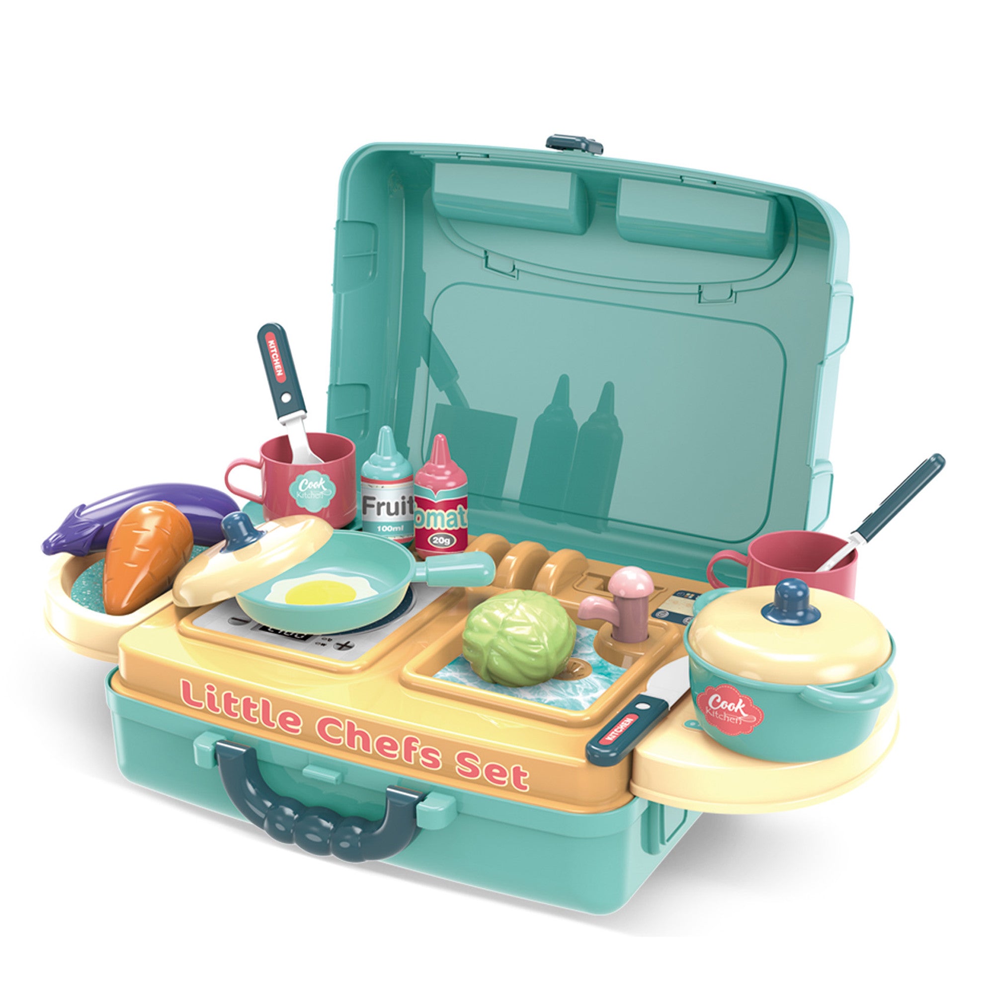 Комплект Кухня Buba Куфар 008-976 Синя --- BebeMama