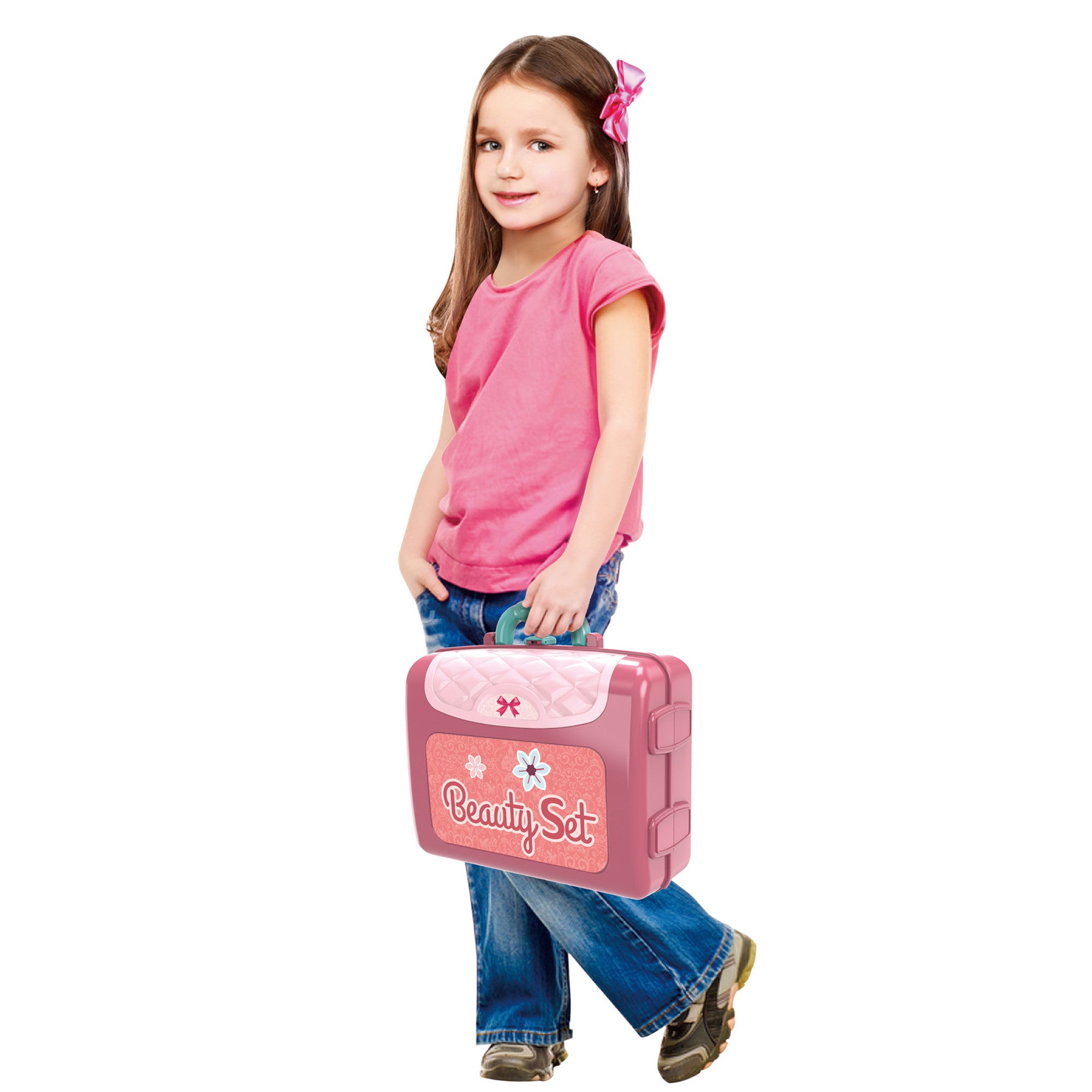 Тоалетка За Деца Buba Beauty 008-973 Розова --- BebeMama