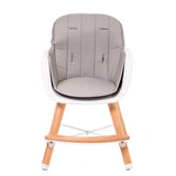 Столче За Хранене Buba Carino Сиво --- BebeMama