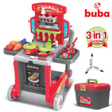 Детска кухня Buba Little Chef 008-930 Куфар Червена --- BebeMama