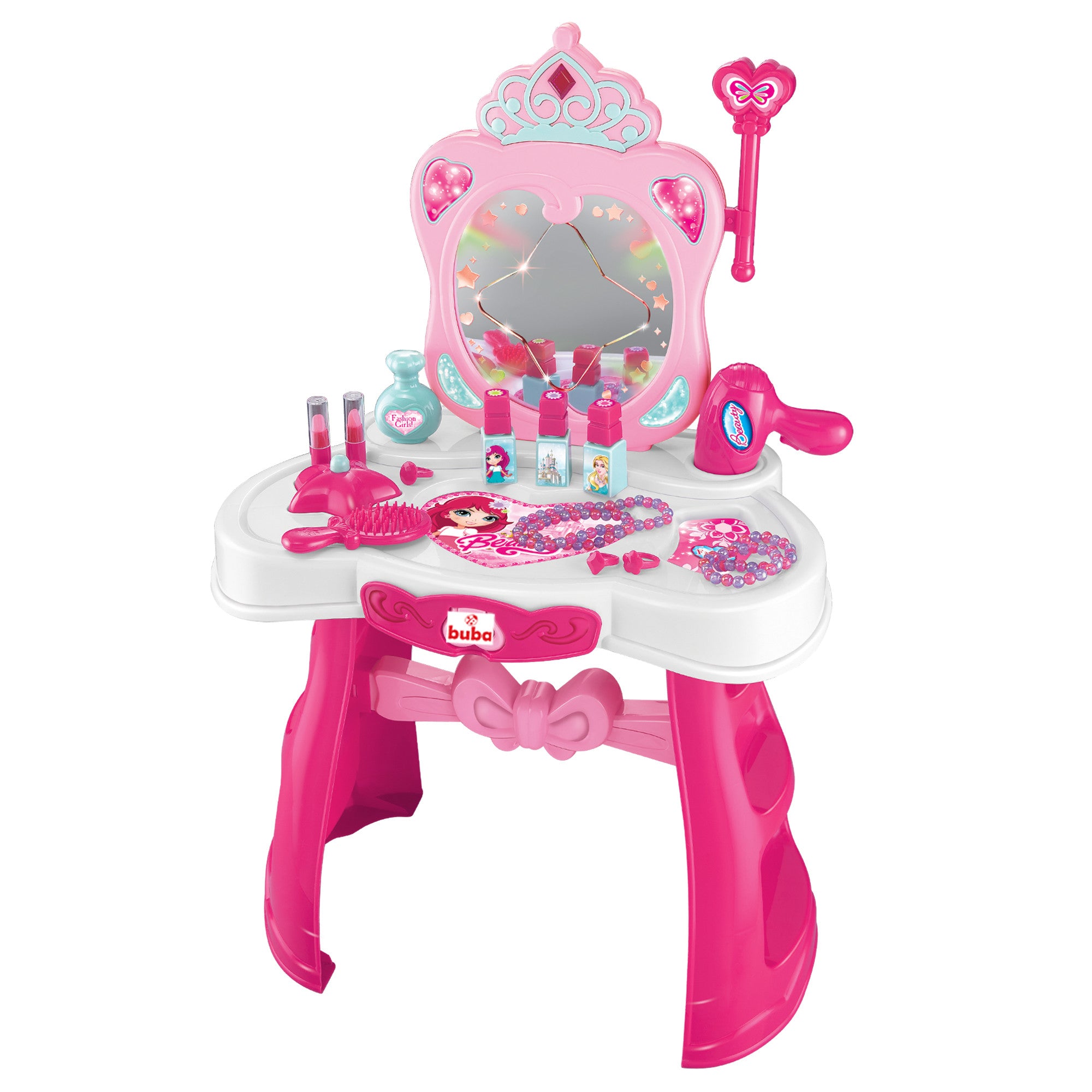 Детска тоалетка Buba Princess 008-907 Розова --- BebeMama