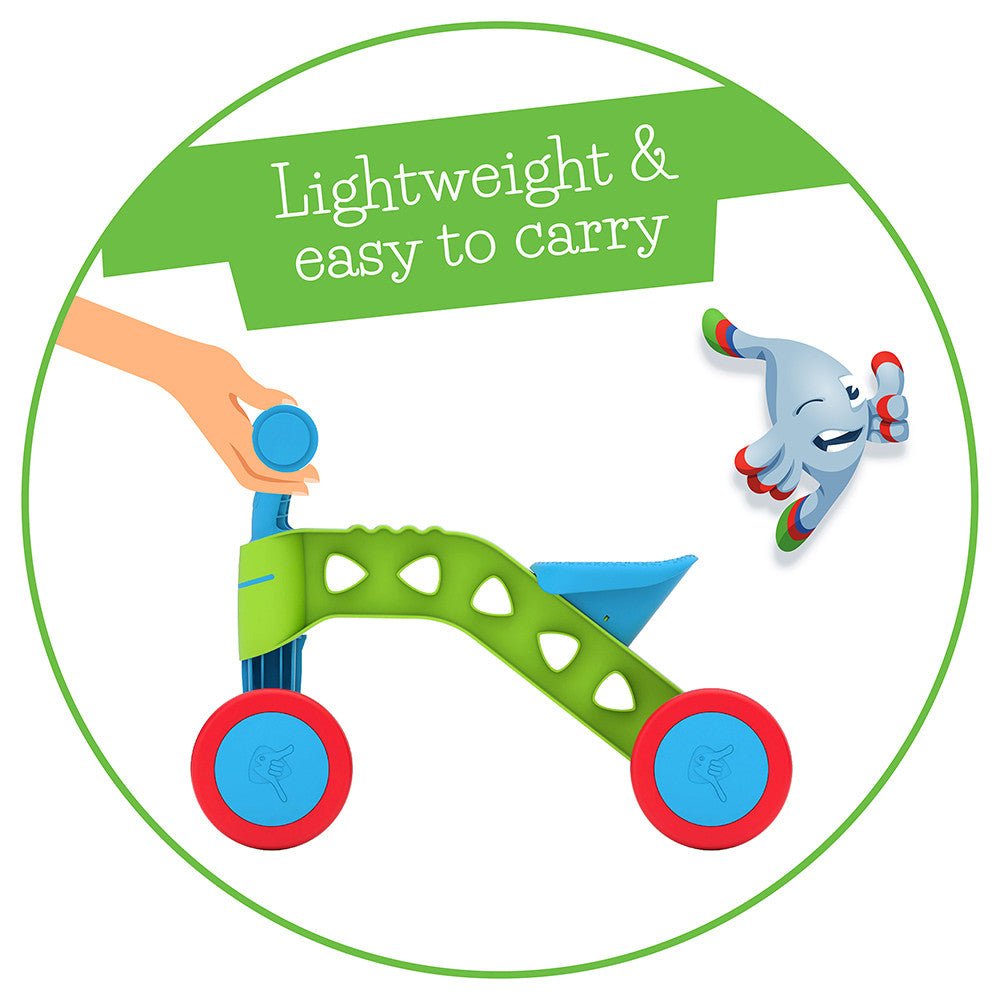 Колело За Яздене Chillafish Itsibitsi Синьо/Зелено --- BebeMama