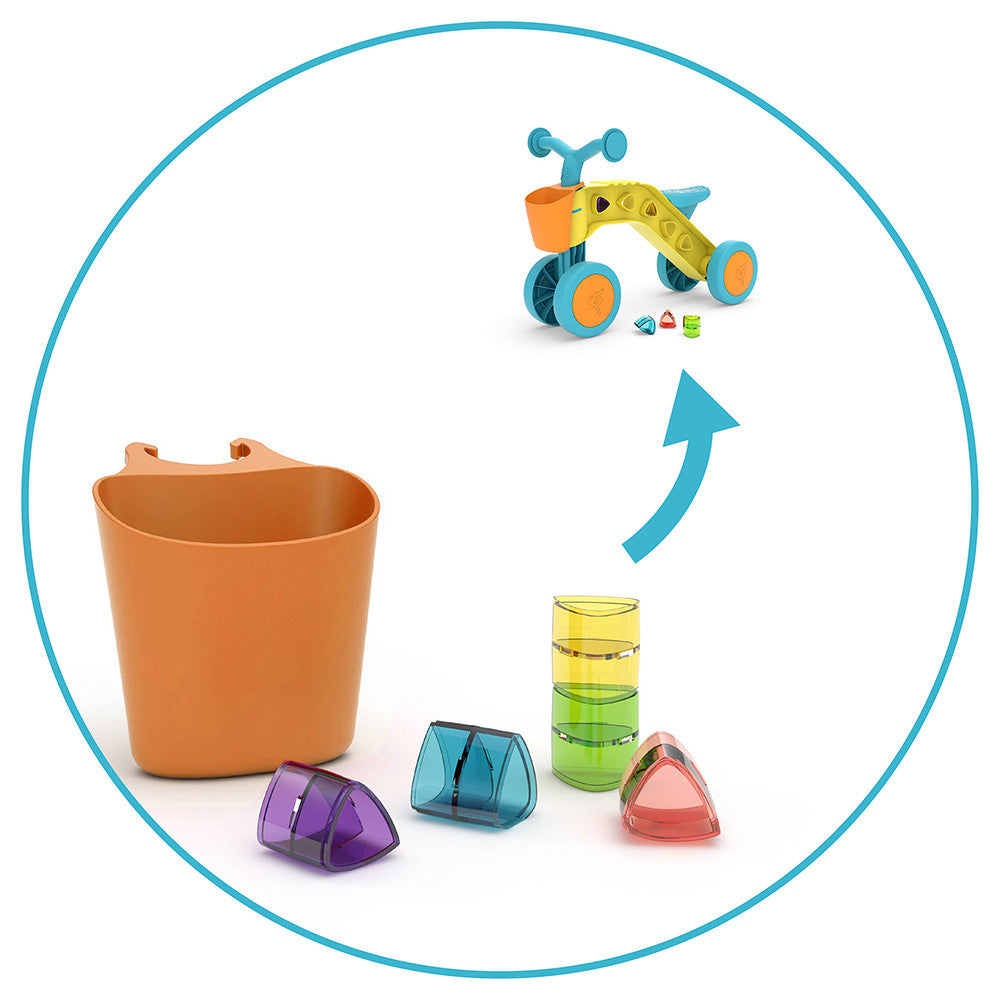 Колело За Яздене Chillafish Itsibitsi Blocks Жълто --- BebeMama