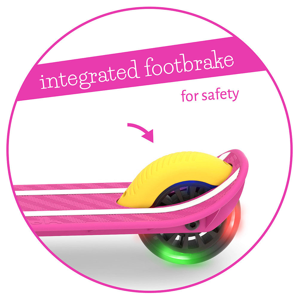 Тротинетка Chillafish Scotti Glow Розова --- BebeMama