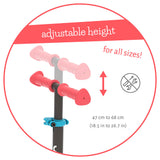 Тротинетка Chillafish Scotti Glow Червена --- BebeMama