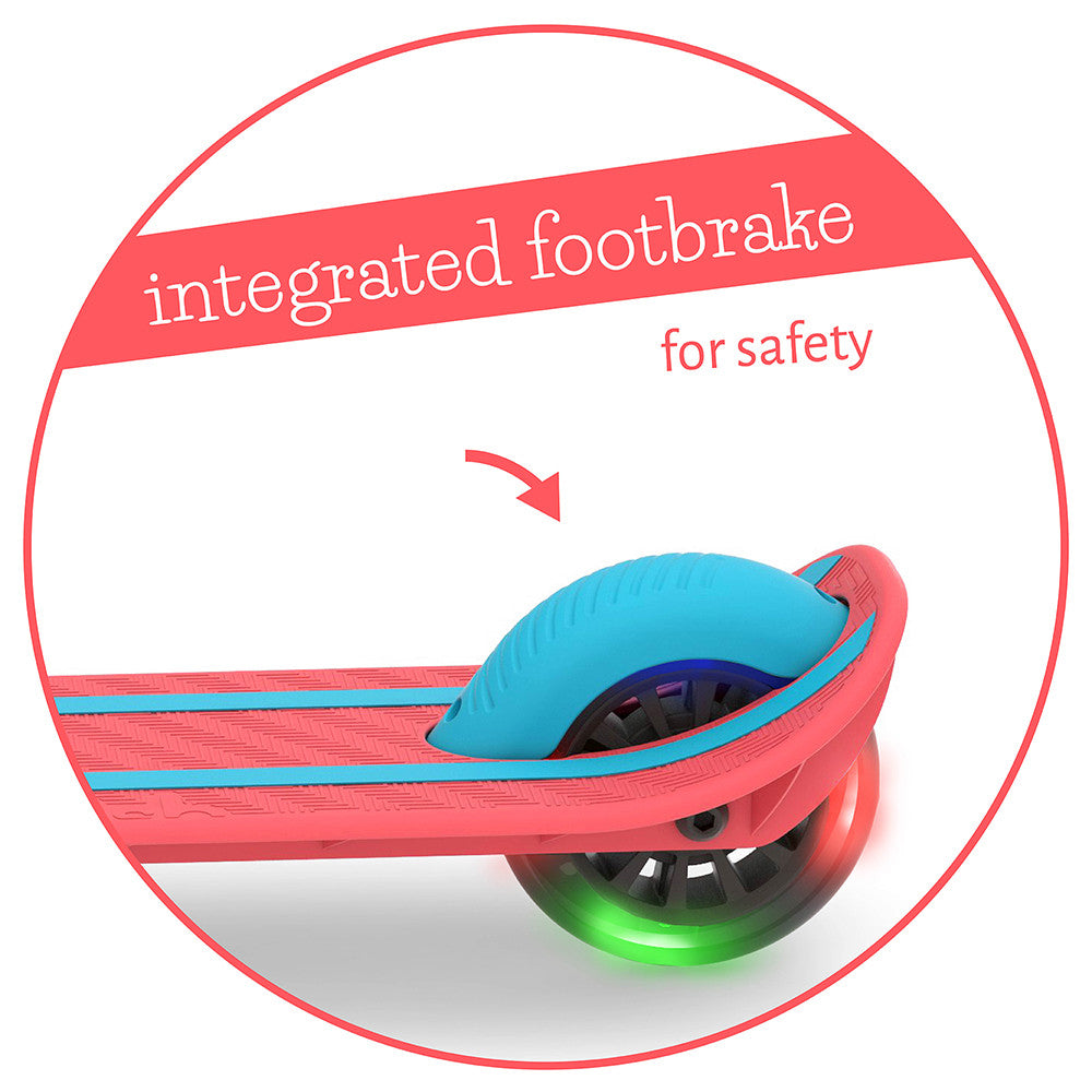 Тротинетка Chillafish Scotti Glow Червена --- BebeMama