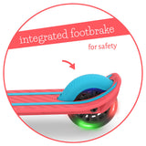 Тротинетка Chillafish Scotti Glow Червена --- BebeMama