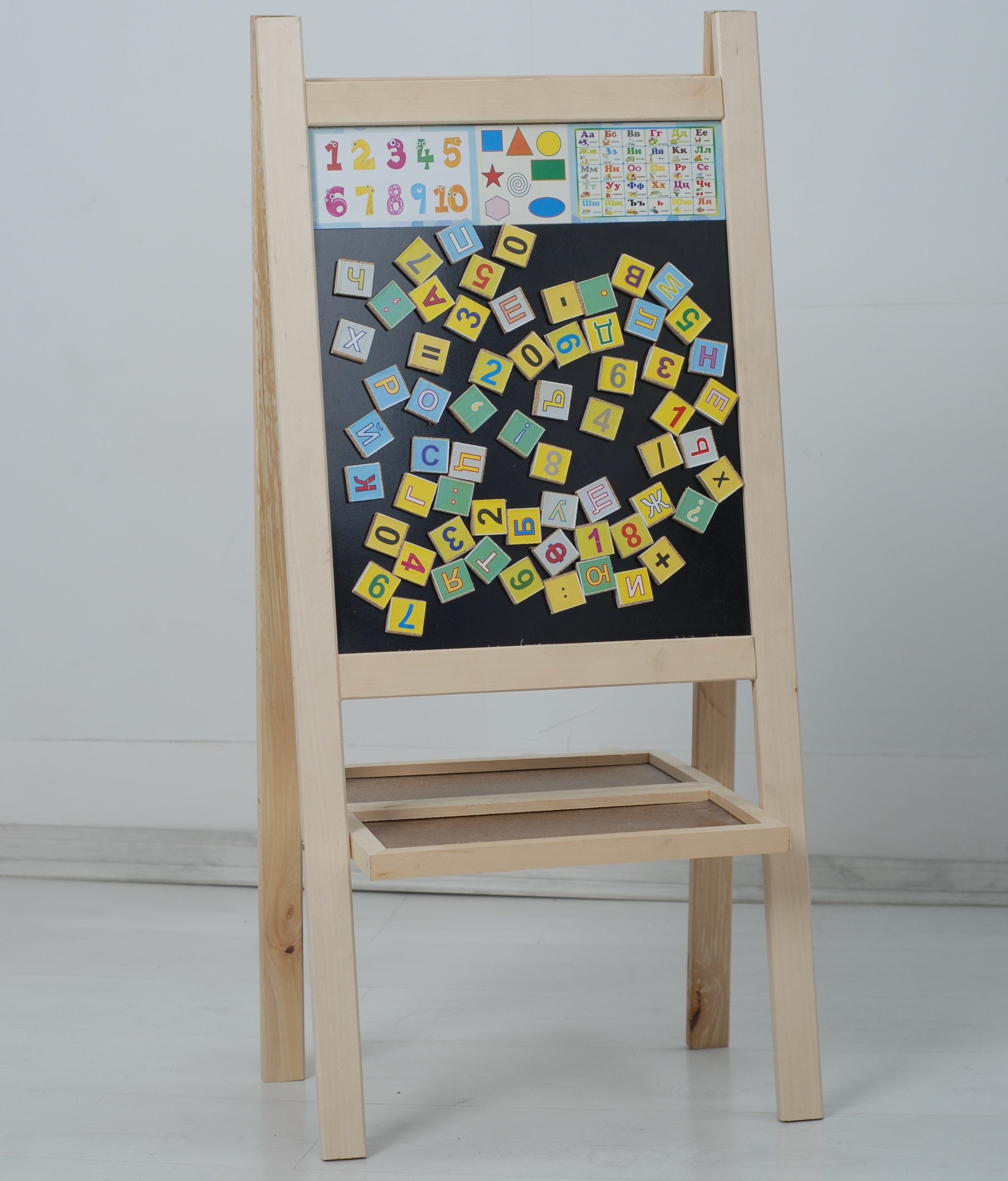 Двустранна Магнитна Дъска С Българска Азбука --- BebeMama