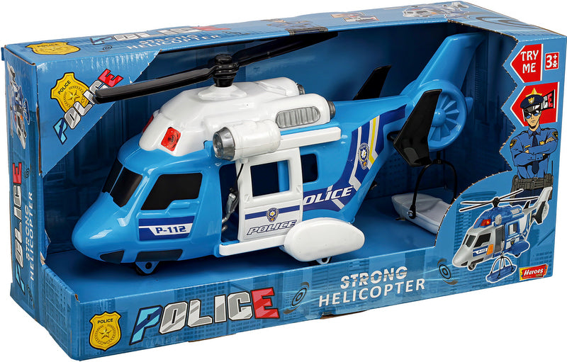 Хеликоптер Полицейски 40Х20Х14 - Коли, Камиони, Влакове И Самолети - Thesmileofyourbaby - BebeMama