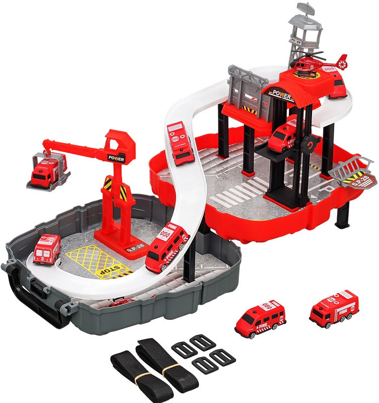 Раница С Дръжка Със Пожарникарска Станция 27Х28Х9 - Играчки - Thesmileofyourbaby - BebeMama