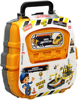 Раница С Дръжка Със Сглобяем Строеж И Машини 27Х28Х9 --- BebeMama