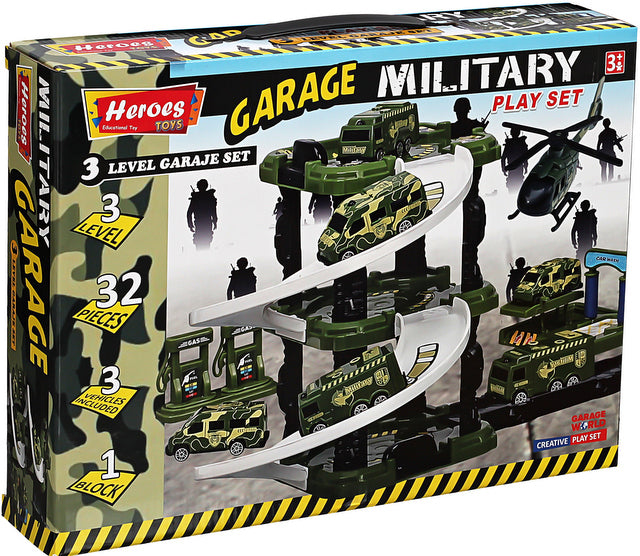Паркинг Военна База 3 Нива 35Х27Х7 - Коли, Камиони, Влакове И Самолети - Thesmileofyourbaby - BebeMama