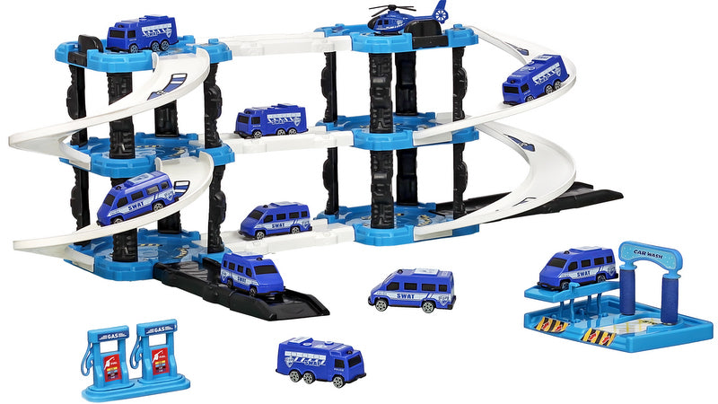 Паркинг Голям 3 Етажа И 2 Писти Полицейска Станция 44Х38Х7 --- BebeMama