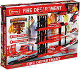 Паркинг 4 Етажа С 3 Големи Площадки И Асансьор Пожарникарска Станция 44Х32Х7 - Коли, Камиони, Влакове И Самолети - Thesmileofyourbaby - BebeMama