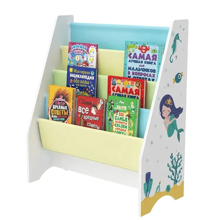 Етажерка За Книжки И Играчки, Органайзер, Секция, Библиотека За Детска Стая - Русалка - Аксесоари За Стая - Ginger Home - BebeMama