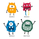 Комплект 4 Броя Стикери Monster За Декорация На Детска Стая, Стена, Прозорец, Мебели - Аксесоари За Стая - Ginger Home - BebeMama