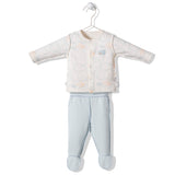 F1223 Пижама Wilderness Син 6-9M/74Cm - Гащеризони - Bebetto - BebeMama