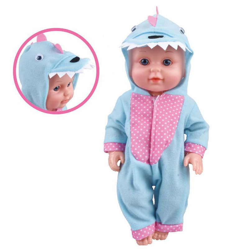 Бебе 12 Инча С Вана И Аксесоари Динозавър --- BebeMama