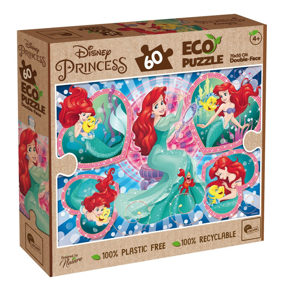 Пъзел 60 Ч. Eco-Puzzle Df Little Mermaid - Пъзели - Lisciani - BebeMama