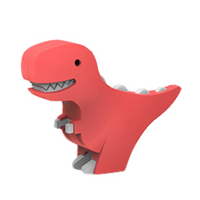 Магнитни Динозаври За Сглобяване Червен - Магнити - Raya Toys - BebeMama