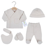 U4777 К-Кт За Изписване С Джоб Кафяв 5 Ч - Комплекти За Изписване - Ciccim Baby - BebeMama