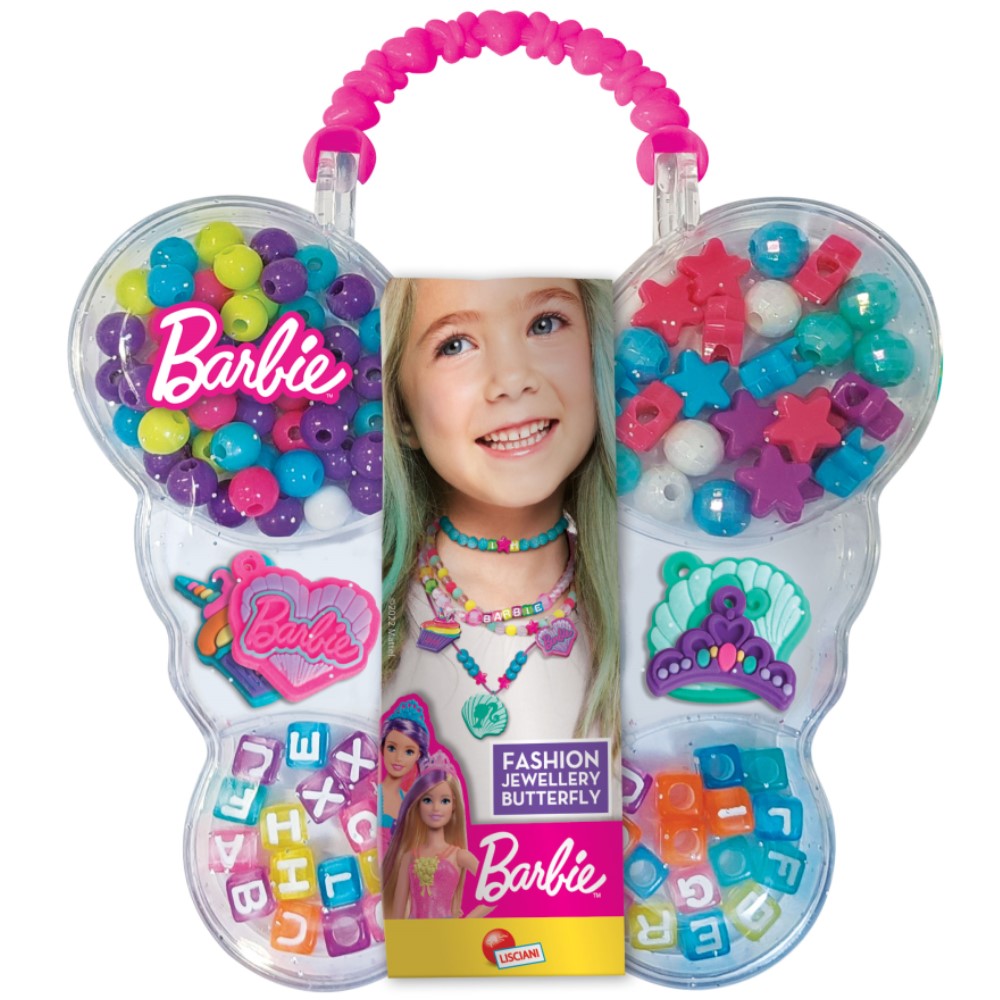 Комплект За Изработка На Бижута Barbie Butterfly - Занимателни Играчки - Lisciani - BebeMama