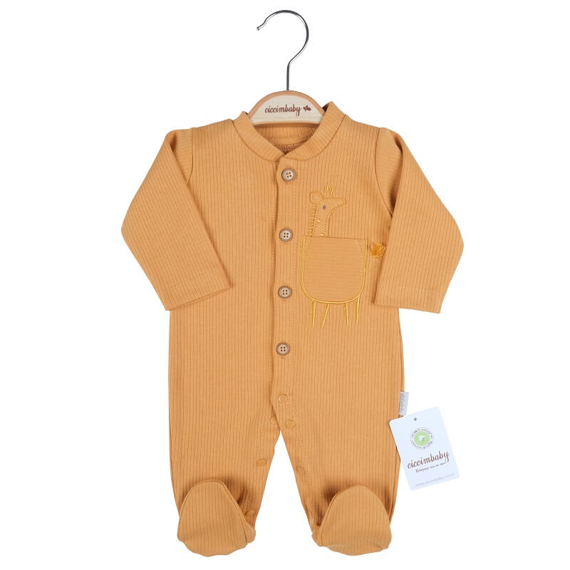 U4784 Гащеризон-Ританки С Копчета Горчица 3 М - Гащеризони - Ciccim Baby - BebeMama