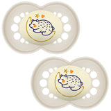 Залъгалка Pure Night Екрю 16M+ 2Бр. - Залъгалки - Mam - BebeMama