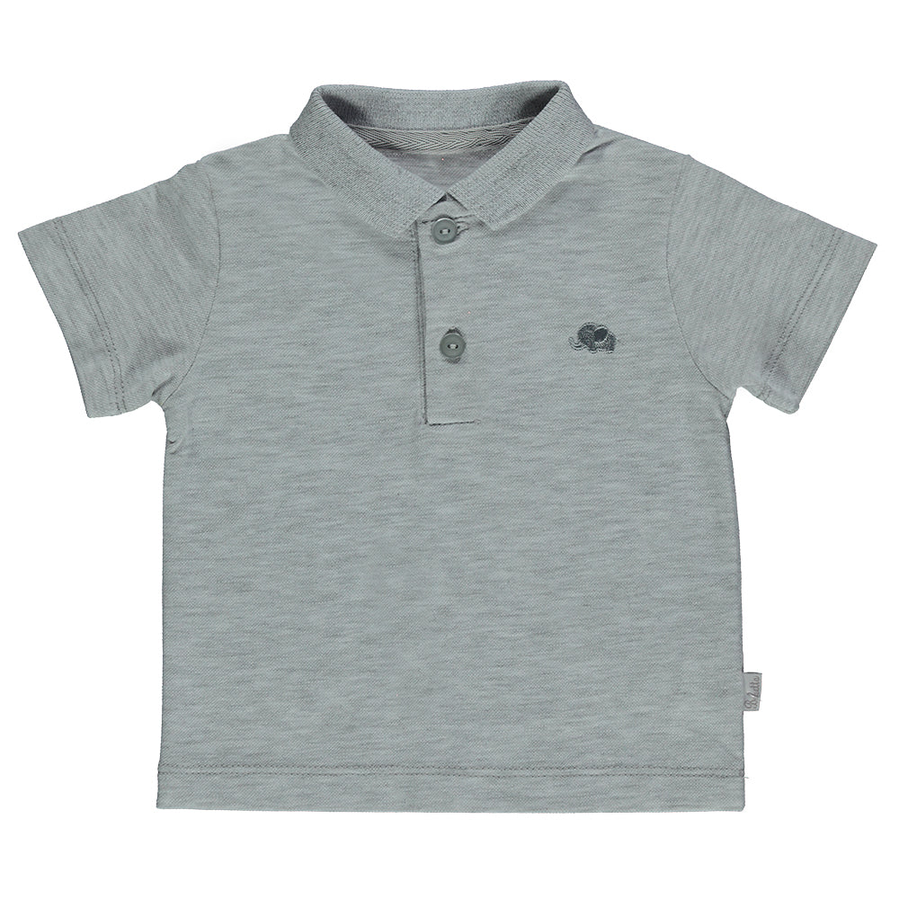 K2432 Тениска Elephant Екрю9-12М. - Тениски - Bebetto - BebeMama