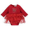 K3774 Боди Christmas Holiday Червен 3-6M/68Cm - Боди Дълъг Ръкав - Bebetto - BebeMama