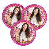 Хартиени Чинийки 8 Бр.23 См.Сой Луна - Парти Аксесоари И Костюми - Procos - BebeMama