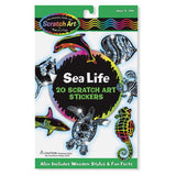 Изтрий И Виж Блестящи Морски Стикери - Занимателни Играчки - Melissa And Doug - BebeMama