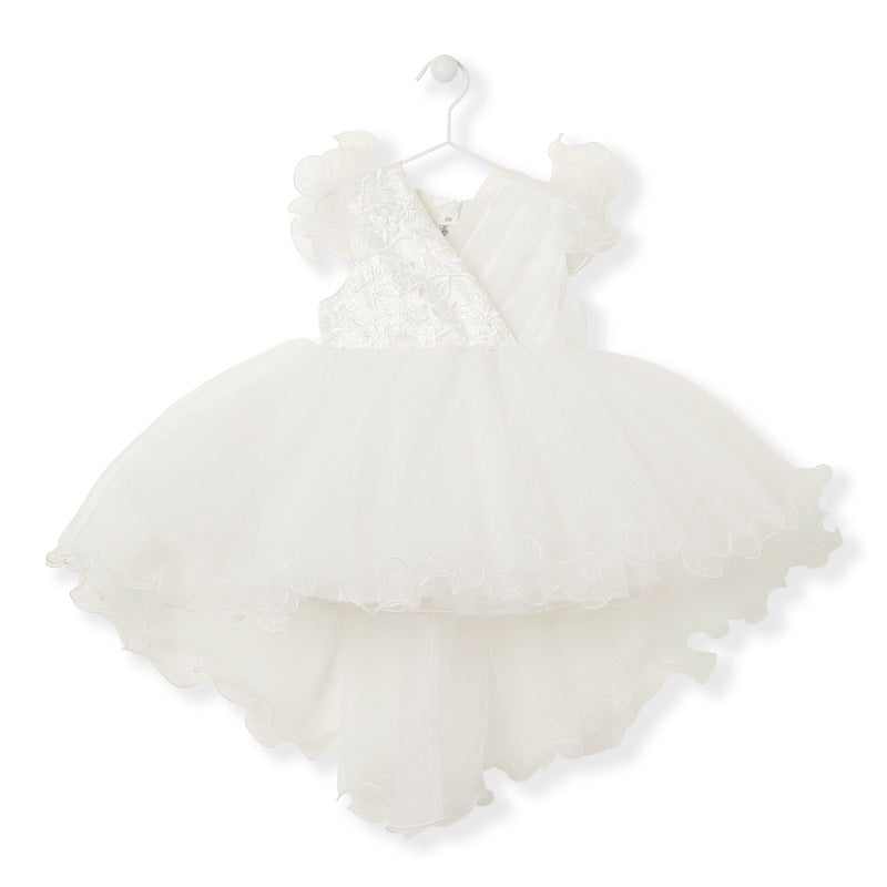 K3961 Рокля Age Group Екрю 6-9M/74Cm - Рокли - Bebetto - BebeMama