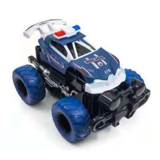 Полицейска Кола С Големи Гуми Син - Коли, Камиони, Влакове И Самолети - Raya Toys - BebeMama