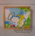 Дървена Играчка Зайче Връзки - Дървени Играчки - Raya Toys - BebeMama
