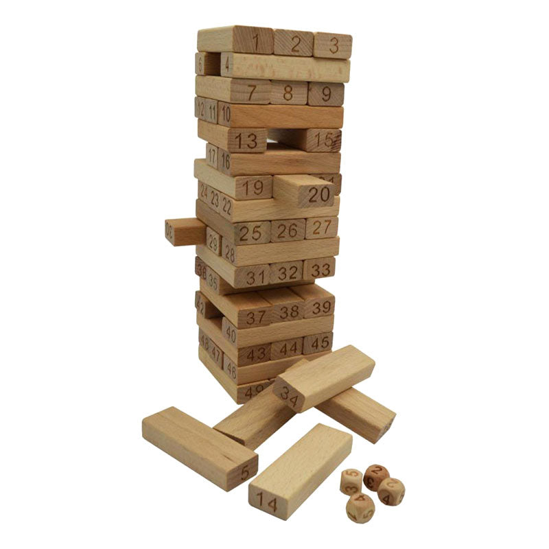 Дървена Кула С Цифри - Играчки - Raya Toys - BebeMama