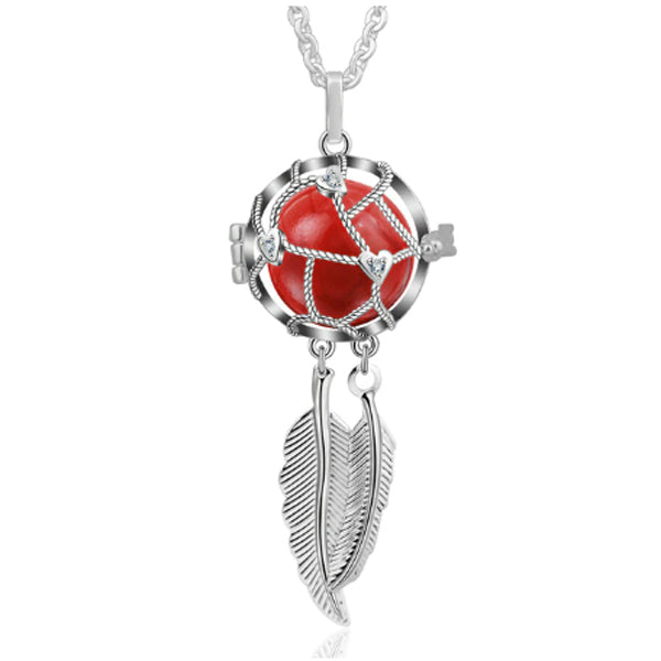 Висулка За Бременни 18 Мм Капан За Сънища Червен - Модни Аксесоари - Eudora - BebeMama