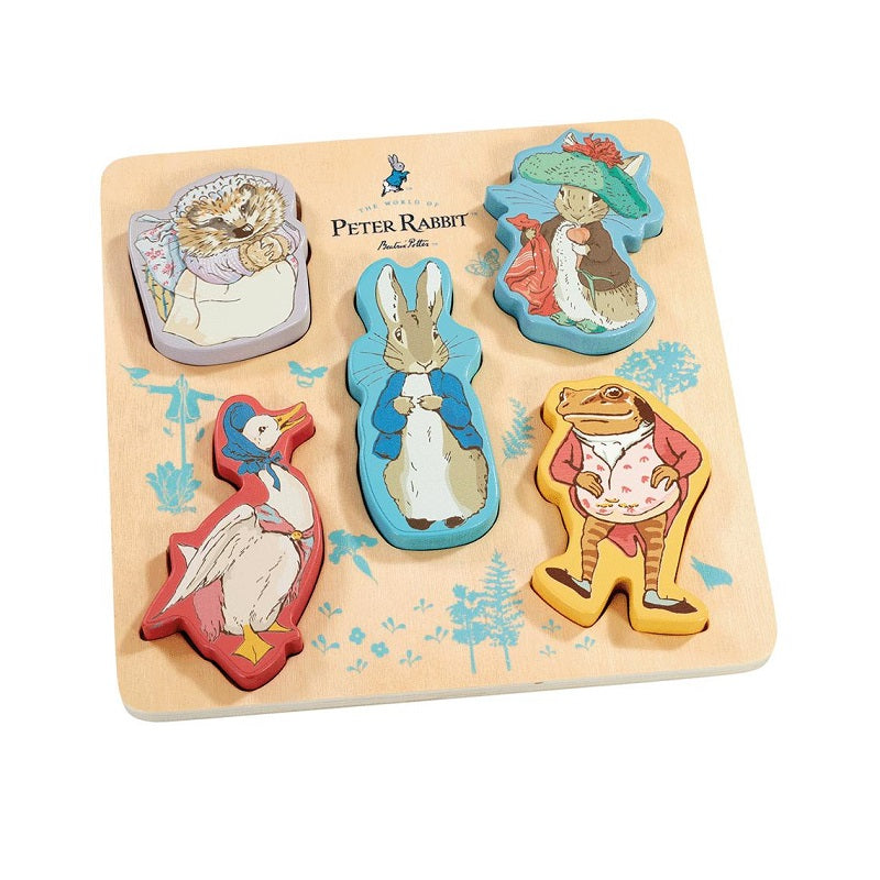 Дървен Пъзел Peter Rabbit - Пъзели - Rainbow Designs - BebeMama
