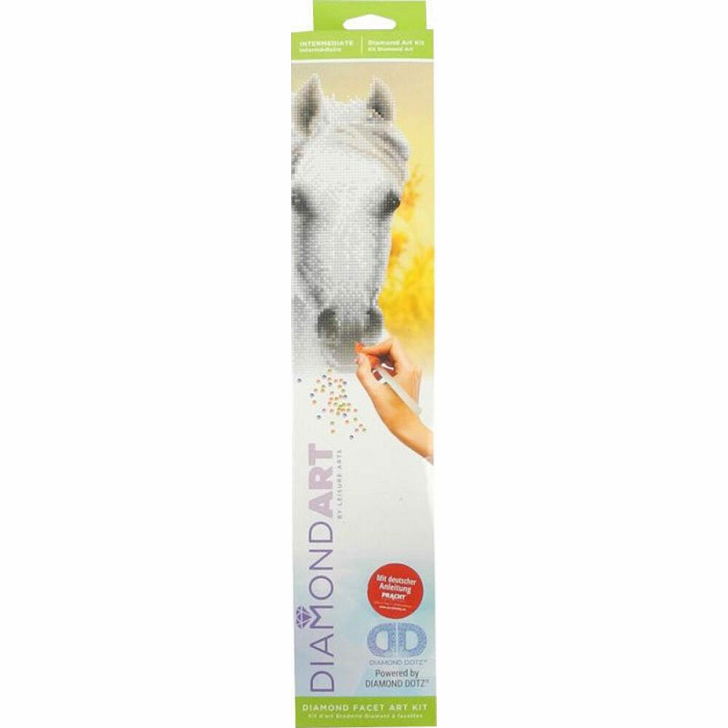 Диамантен Гоблен White Horse - Аксесоари За Стая - Diamond Dotz - BebeMama