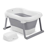 Сгъваема Вана Wash N Fold L Бял-Stone - Вани - Hauck - BebeMama