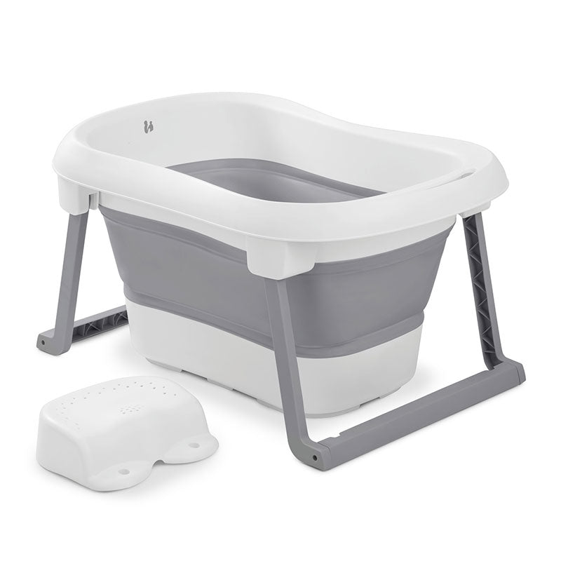Сгъваема Вана Wash N Fold L Бял-Stone - Вани - Hauck - BebeMama