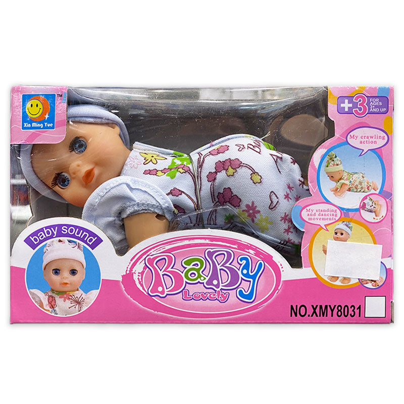 Бебе Пълзящо И Вървящо На Бат. Син - Кукли И Аксесоари - Raya Toys - BebeMama