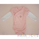 Боди С Прехлупване Момиче Д.Р. № 26 Р.68 - Боди Дълъг Ръкав - Azaria - BebeMama