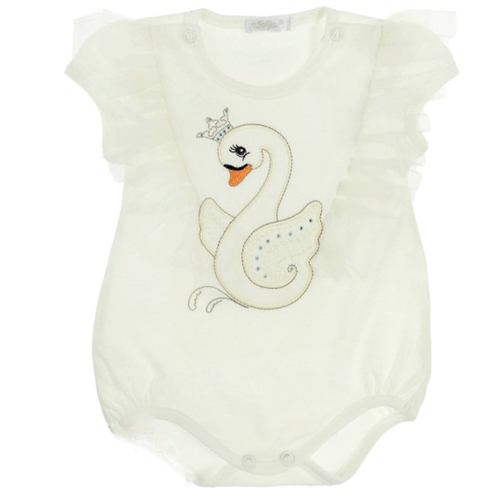 Боди Jasmina Р.74 Екрю - Боди Къс Ръкав - Sofija - BebeMama