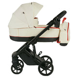 Количка Diamos Xs Dxs1 Beige/Червен 3В1 Неп. Гуми - Комбинирани Колички - Tutek - BebeMama